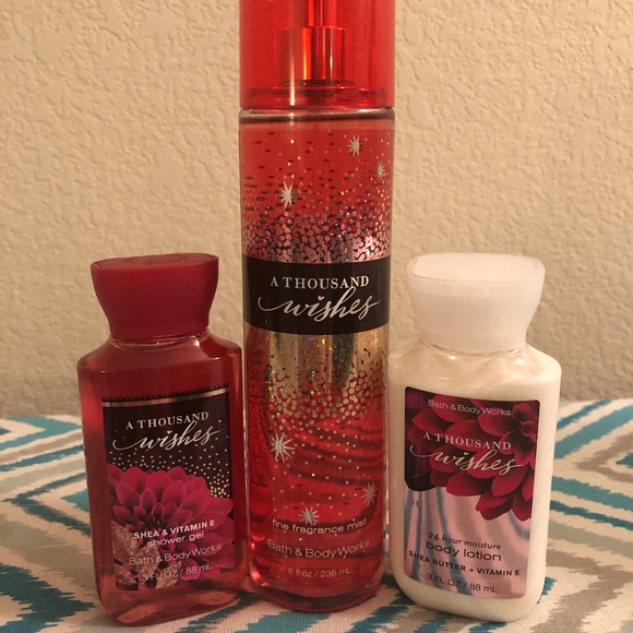 Bath & Body Works Other - BBW A Thousand Wishes body set